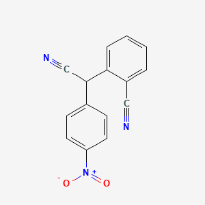 2-[Cyano-(4-nitrophenyl)methyl]benzonitrile