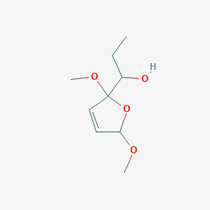 1-(2,5-dimethoxy-2H-furan-5-yl)propan-1-ol