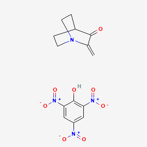 2-Methylidene-1-azabicyclo[2.2.2]octan-3-one;2,4,6-trinitrophenol