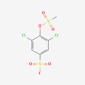 Benzenesulfonylfluoride, 3,5-dichloro-4-[(methylsulfonyl)oxy]-