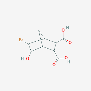 5-Bromo-6-hydroxybicyclo[2.2.1]heptane-2,3-dicarboxylic acid