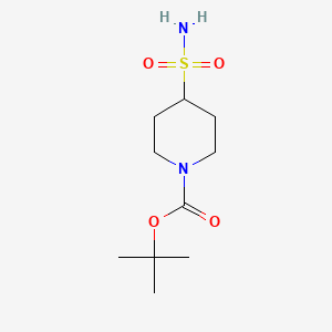 molecular formula C10H20N2O4S B1400243 Tert-butyl 4-sulfamoylpiperidine-1-carboxylate CAS No. 1415929-10-0