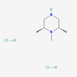 molecular formula C7H18Cl2N2 B1400245 cis-1,2,6-Trimethylpiperazine dihydrochloride CAS No. 1195782-28-5