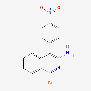 1-Bromo-4-(4-nitrophenyl)isoquinolin-3-amine