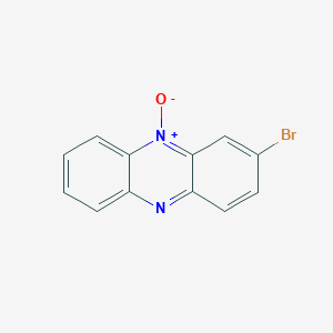 molecular formula C12H7BrN2O B14002477 2-Bromophenazine 10-oxide CAS No. 3224-57-5