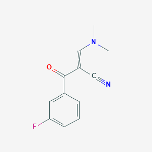 (E)-3-(dimethylamino)-2-(3-fluorobenzoyl)acrylonitrile