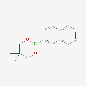 molecular formula C15H17BO2 B1400250 5,5-Dimethyl-2-(naphthalen-2-yl)-1,3,2-dioxaborinane CAS No. 627906-96-1