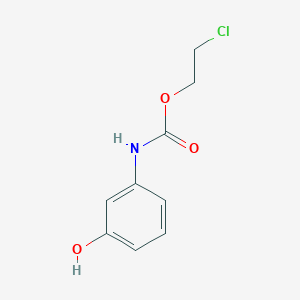 2-chloroethyl N-(3-hydroxyphenyl)carbamate