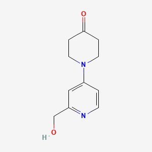 1-(2-Hydroxymethyl-4-pyridyl)-4-piperidone