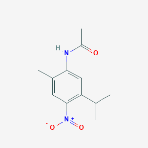 n-[2-Methyl-4-nitro-5-(propan-2-yl)phenyl]acetamide