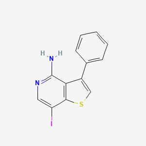 7-Iodo-3-phenylthieno[3,2-c]pyridin-4-amine