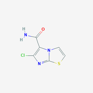 6-Chloroimidazo[2,1-b][1,3]thiazole-5-carboxamide