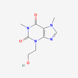 3-(2-hydroxyethyl)-1,7-dimethylpurine-2,6-dione