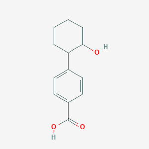 molecular formula C13H16O3 B14002788 4-(2-Hydroxycyclohexyl)benzoic acid CAS No. 5445-91-0