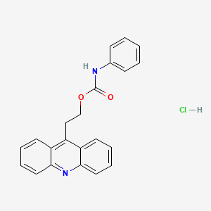 2-acridin-9-ylethyl N-phenylcarbamate;hydrochloride