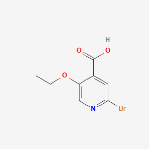 2-Bromo-5-ethoxyisonicotinic acid