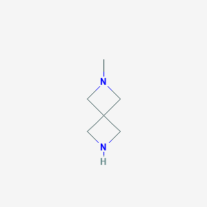 molecular formula C6H12N2 B1400288 2-甲基-2,6-二氮杂螺[3.3]庚烷 CAS No. 1203567-11-6