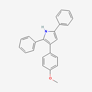 3-(4-methoxyphenyl)-2,5-diphenyl-1H-pyrrole