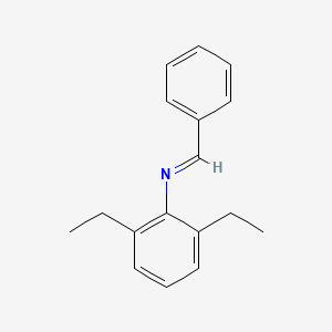 Benzenamine, 2,6-diethyl-N-(phenylmethylene)-