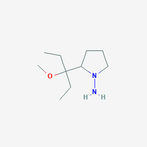 (2S)-2-(1-ethyl-1-methoxy-propyl)pyrrolidin-1-amine