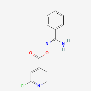 O1-[(2-chloro-4-pyridyl)carbonyl]benzene-1-carbohydroximamide