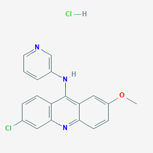 6-chloro-2-methoxy-N-pyridin-3-yl-acridin-9-amine