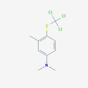 N,N,3-trimethyl-4-(trichloromethylsulfanyl)aniline