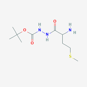 Tert-butyl N-[(2-amino-4-methylsulfanyl-butanoyl)amino]carbamate