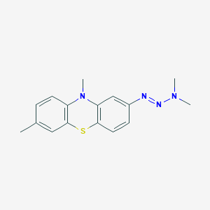 N-(7,10-Dimethylphenothiazin-2-YL)diazenyl-N-methyl-methanamine