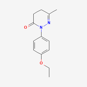 B14003286 2-(4-Ethoxyphenyl)-6-methyl-4,5-dihydropyridazin-3-one CAS No. 5446-11-7