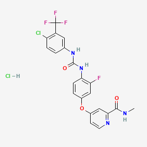 molecular formula C21H16Cl2F4N4O3 B1400343 雷戈拉非尼盐酸盐 CAS No. 835621-07-3