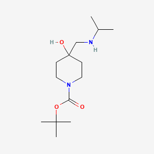 Tert-butyl 4-hydroxy-4-((isopropylamino)methyl)piperidine-1-carboxylate