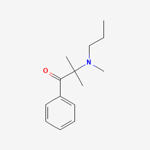 2-Methyl-2-[methyl(propyl)amino]-1-phenylpropan-1-one