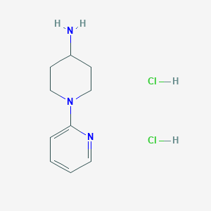 molecular formula C10H17Cl2N3 B1400348 1-(吡啶-2-基)哌啶-4-胺二盐酸盐 CAS No. 380222-98-0