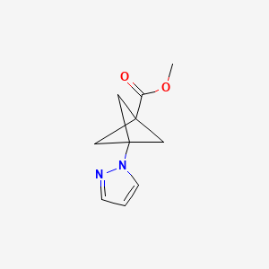 Methyl 3-pyrazol-1-ylbicyclo[1.1.1]pentane-1-carboxylate