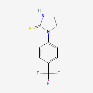 1-[4-(trifluoromethyl)phenyl]imidazolidine-2-thione