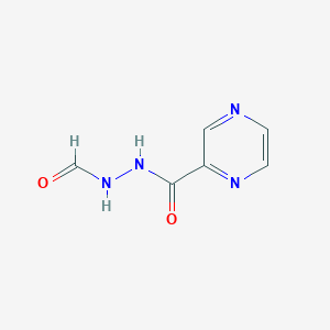 Hydrazine, 1-formyl-2-(pyrazinylcarbonyl)-