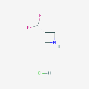 B1400350 3-(Difluoromethyl)azetidine hydrochloride CAS No. 1354792-76-9