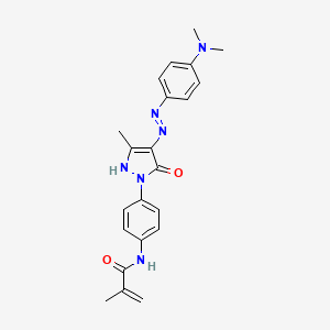 N-[4-[(4Z)-4-[(4-Dimethylaminophenyl)hydrazinylidene]-3-methyl-5-oxo-pyrazol-1-YL]phenyl]-2-methyl-prop-2-enamide