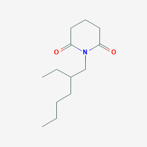 molecular formula C13H23NO2 B14003532 1-(2-Ethylhexyl)piperidine-2,6-dione CAS No. 87340-23-6