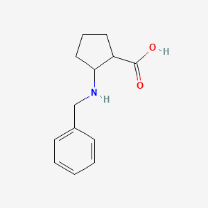 B1400364 2-(Benzylamino)cyclopentanecarboxylic acid CAS No. 1355334-61-0