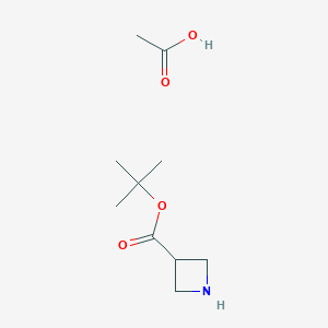 B1400366 tert-Butyl azetidine-3-carboxylate acetate CAS No. 1236144-52-7