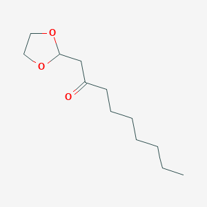 B1400376 1-(1,3-Dioxolan-2-yl)-nonan-2-one CAS No. 1263366-07-9