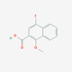 B1400382 4-Fluoro-1-methoxy-2-naphthoic acid CAS No. 1000386-63-9