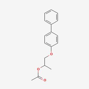 1-(4-Phenylphenoxy)propan-2-yl acetate