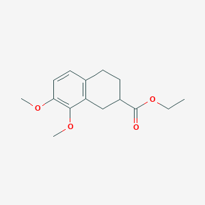 Ethyl 7,8-dimethoxy-1,2,3,4-tetrahydronaphthalene-2-carboxylate