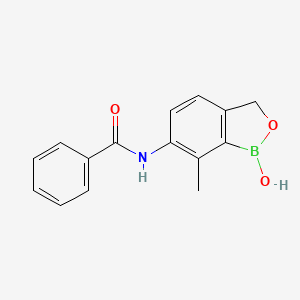 N-(1-Hydroxy-7-methyl-1,3-dihydrobenzo[c][1,2]oxaborol-6-yl)benzamide