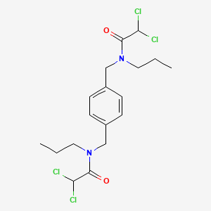 n,n'-(Benzene-1,4-diyldimethanediyl)bis(2,2-dichloro-n-propylacetamide)