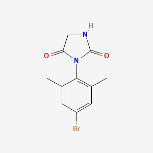B1400387 3-(4-Bromo-2,6-dimethyl-phenyl)-imidazolidine-2,4-dione CAS No. 1253928-58-3