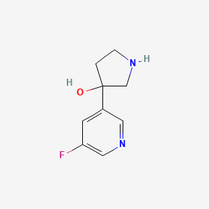 3-(5-Fluoro-3-pyridinyl)-3-pyrrolidinol